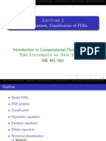 Model Equations, Classification of Pdes