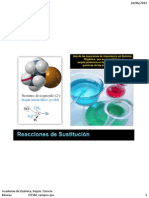 Reacc. de Sustitución Nucleofilica - Teoría