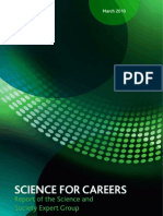 Science For Careers Expert Group Report