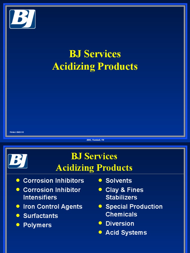 Iron Control in Acidizing Services | PDF | Iron | Solution