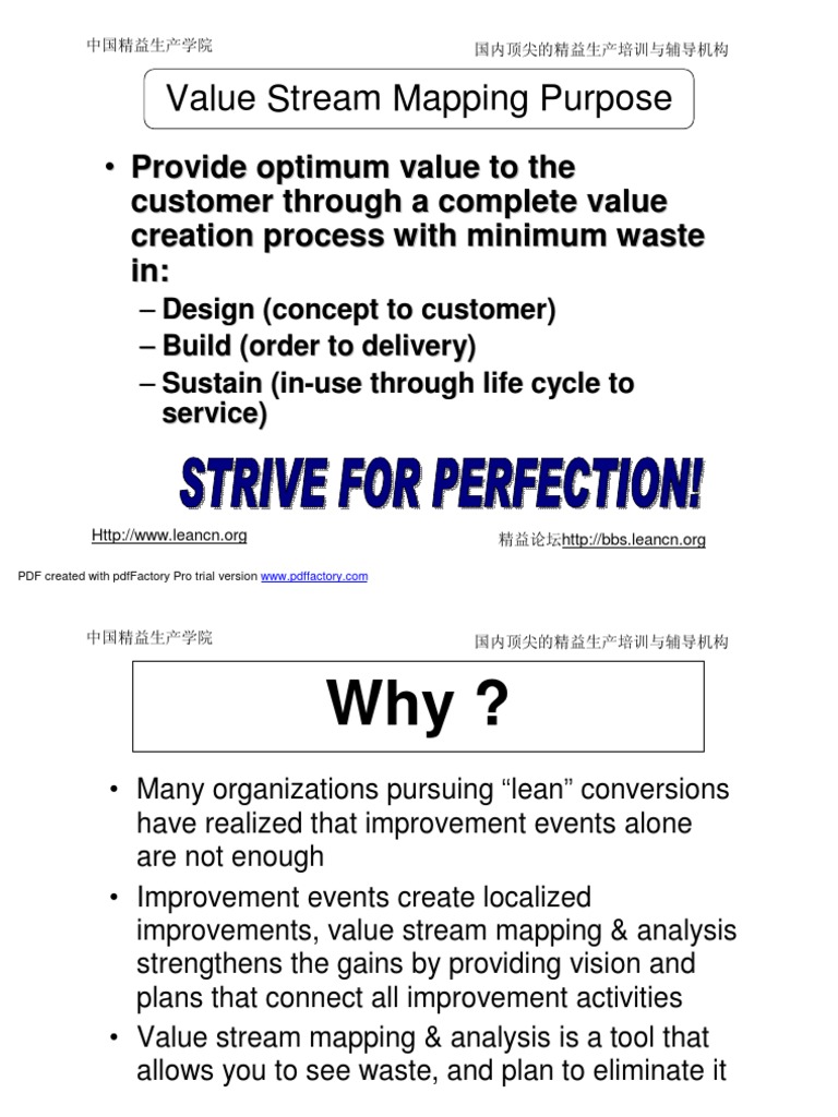 Value Stream Mapping in Lean Manufacturing | PDF | Lean Manufacturing ...