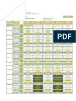 Horario - Matutino TELESECUNDARIA 2013 - 2014