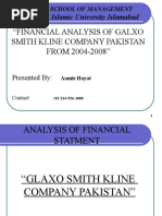Download PowerPiont Presentation of Project  Analysis of Financial Statements of Glaxosmithkline Pakistan by Aamir Hayat SN27760461 doc pdf
