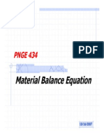 PNGE 434: Material Balance Equation