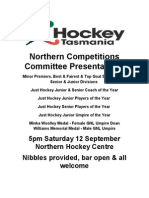 Northern Competitions Committee Presentations 2015