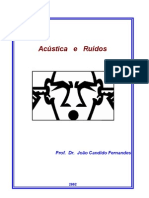 ACÚSTICA E RUÍDOS - APOSTILA-1º PARTE - João Candido Fernandes