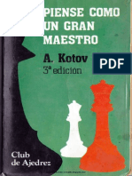 Piense Como Un Gran Maestro - A. Kotov PDF