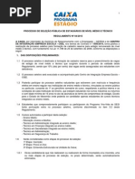 Edital Nivel Medio Caixa Ago15