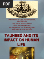 Download TAUHEED AND ITS IMPACT ON HUMAN LIFE by Karim Virani SN27763508 doc pdf