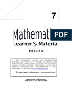 7 Math LM - Mod5 1