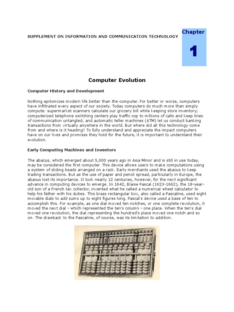 History of Computer | PDF | Ibm Pc Compatibles | Macintosh