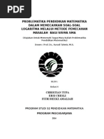 Download PROBLEMATIKA PENDIDIKAN MATEMATIKA DALAM MEMECAHKAN SOAL-SOAL LOGARITMA MELALUI METODE PEMECAHAN MASALAH  BAGI SISWA SMA by Jie Nhunu Masnur SN277656507 doc pdf