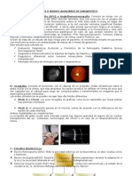 Métodos o Medios Auxiliares de Diagnóstico en Oftalmología