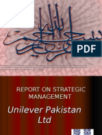 Unilever Strategic Management New