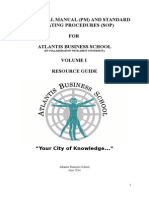 Atlantis Business School Procedural Manual 2014 (Aimst Final Rev.1.1) Exam