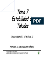 Tema 7 Estabilidad de Talud