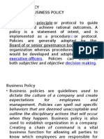 1 - Policy Definition