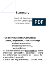 3 - Summary - Policy Goals and Roles