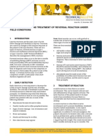 Early Detection and Treatment of Reversal Reaction Under Field Conditions