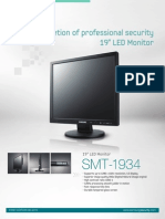 Completion of Professional Security 19" LED Monitor