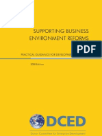 Supporting Business Environment Reforms 2008