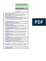 CDC UP Requirements Traceability Matrix Template