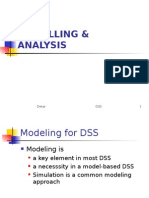 Modelling & Analysis: Dekar DSS 1