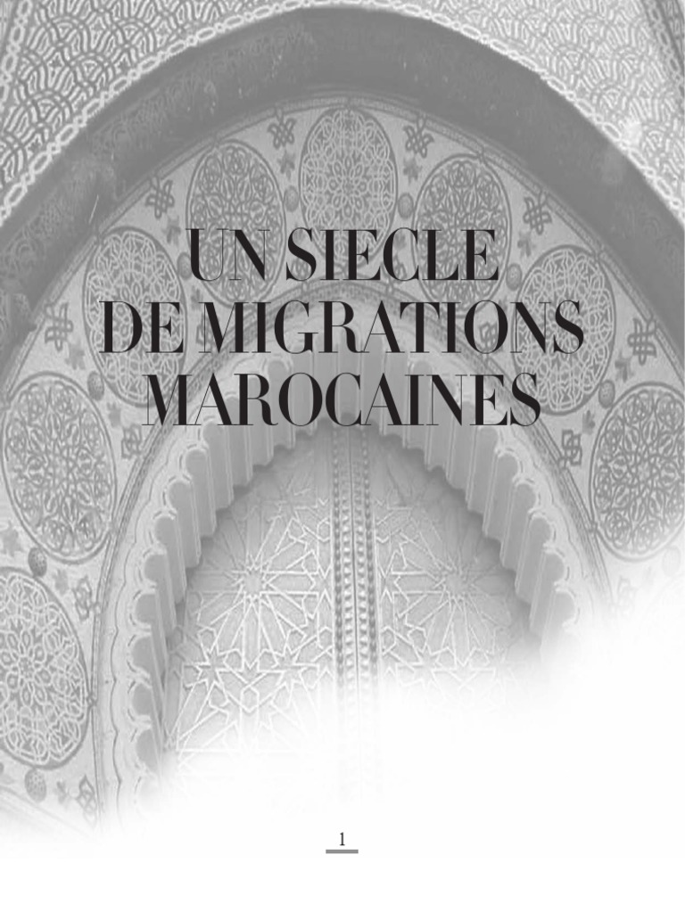 Un Siecle de Migrations Marocaines | PDF | Migration humaine | Maroc