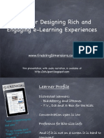 Ideas for Enriching the e-Learning Experience