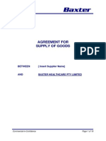 Supply of Goods Agreement