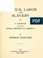 Lincoln, Labor and Slavery