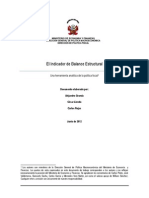 El Indicador de Balance Estructural 