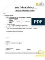 UTS IC Application Form