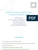Problem Solving and Adaptive Logics. A Logico-Philosophical Study