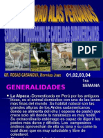 Capacidad I - Sanidad y Produccion de Camelidos Sudamericanos