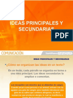 Ideas Principales y Secundarias