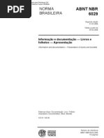 NBR 6029 - Informação e documentação — Livros e folhetos — Apresentação