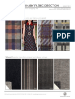 Fall/Winter 2016 Preliminary Fabric Direction 