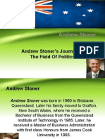 Andrew Stoner's Journey in The Field of Politics