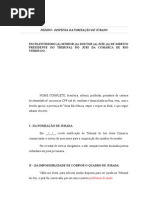 Modelo de Carta de Dispensa de Convocação à Juri Popular