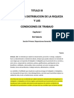 TITULO III LOTTT Pago de Impuestos - Definicion Salario Normal