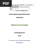História Psicologia
