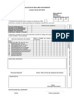 Formulario de Reclamo Ingreso Lof 2016