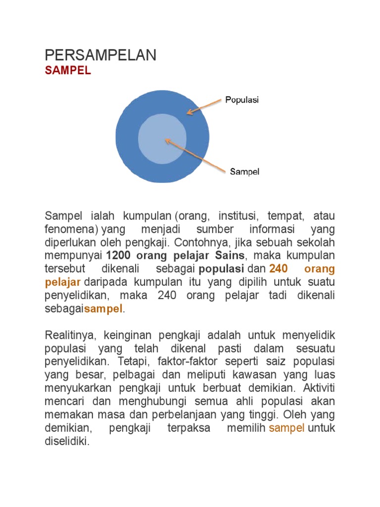 Nota Persampelan Pdf