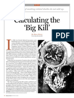 Calculating The Big Kill': CDC Estimates of Smoking-Related Deaths Do Not Add Up