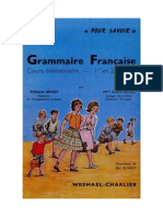 Langue Francaise Grammaire Francaise CE1 CE2 Pour Savoir Beney 1962