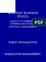 Budapest Business School: Faculty of Commerce, Catering and Tourism, Hospitality Management