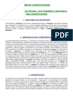 Direito Constitucional - Da Organização Do Estado, Dos Poderes e Histórico Das Constituições (2)