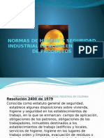 Normas de Higiene y Seguridad Industrial en Almacenamiento