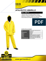 Traje Agua Pantalón PVC Amarillo